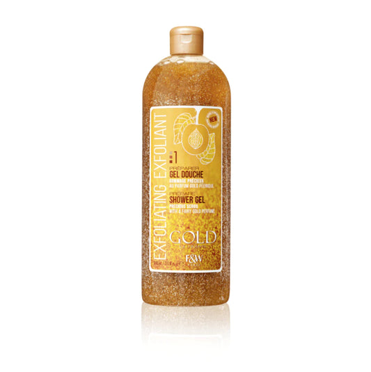 F&W EXFOLIATING SHOWER GEL SCRUB 1: GOLD - 940 mL