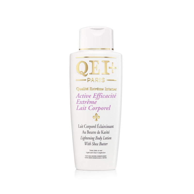 QEI+ LIGHTENING BODY LOTION - SHEA BUTTER EFFECTIVENESS