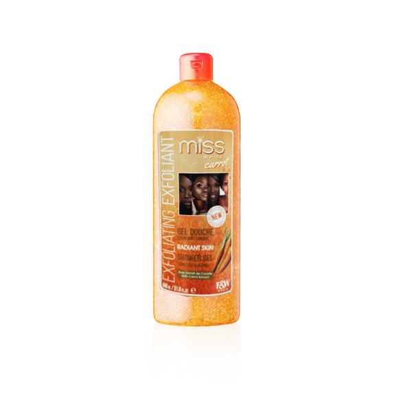 F&W MISS WHITE CARROT EXFOLIATING SHOWER GEL - 940 ML