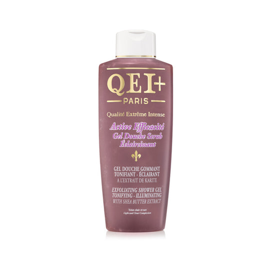 QEI+ EXFOLIATING CLARIFYING SHOWER GEL - EFFICACITÉ KARITÉ