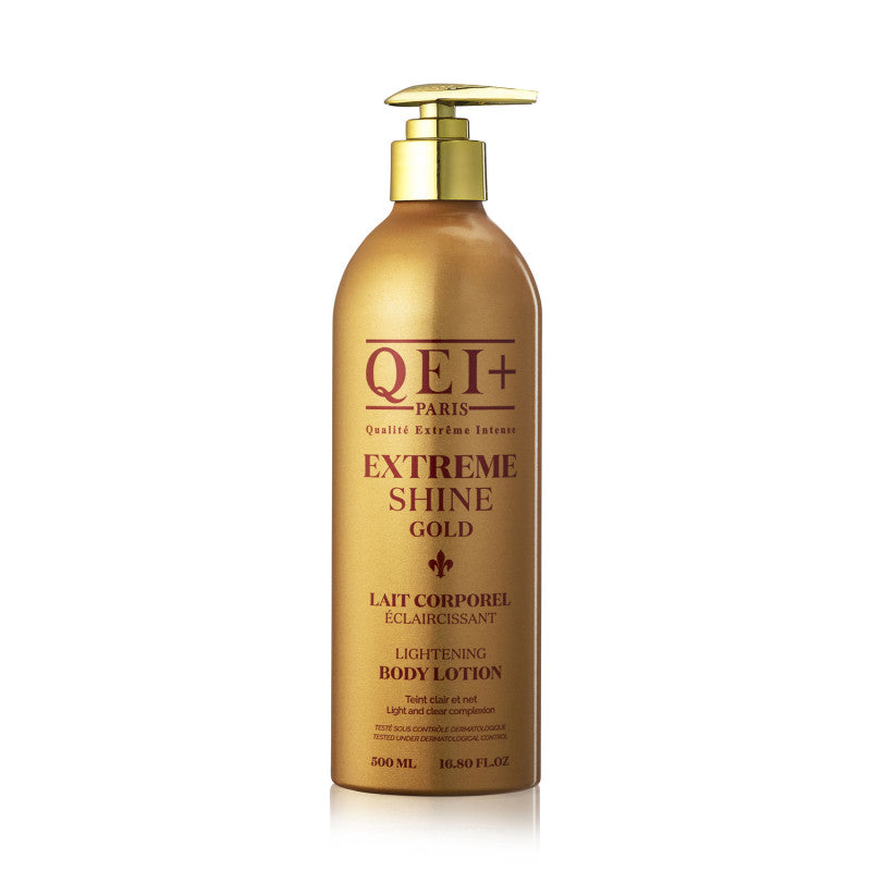 QEI+ LIGHTENING BODY LOTION - EXTREME SHINE GOLD 